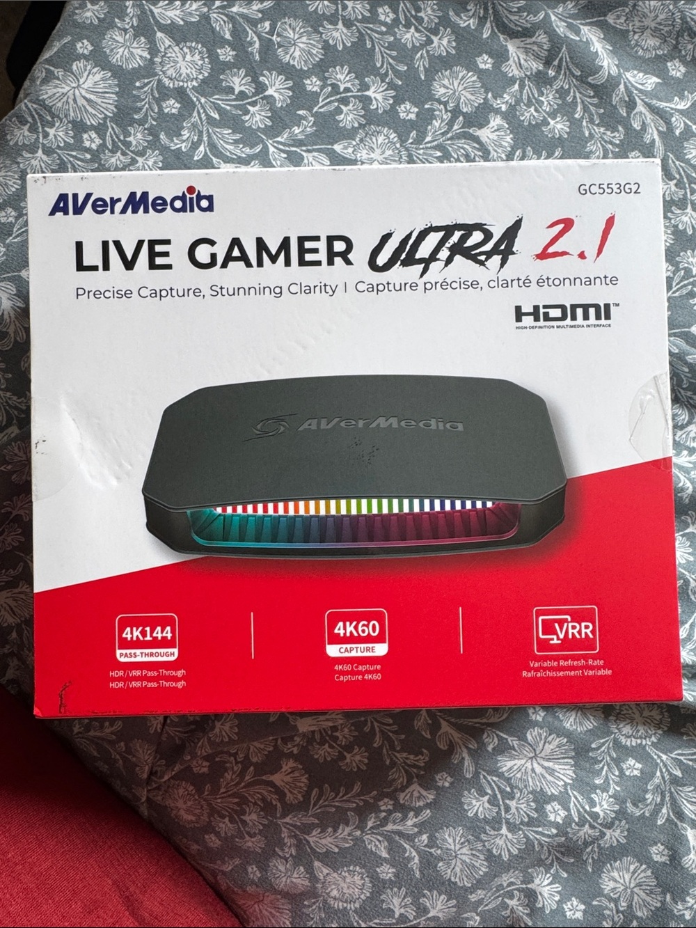 AVerMedia Live Gamer ULTRA 2.1 Capture Device - Black with RGB Accent